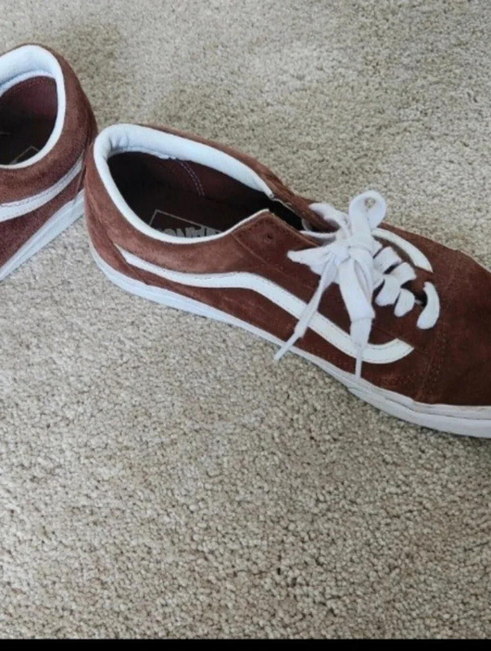 Mens Vans Brown Suede Old Skool Sz 10